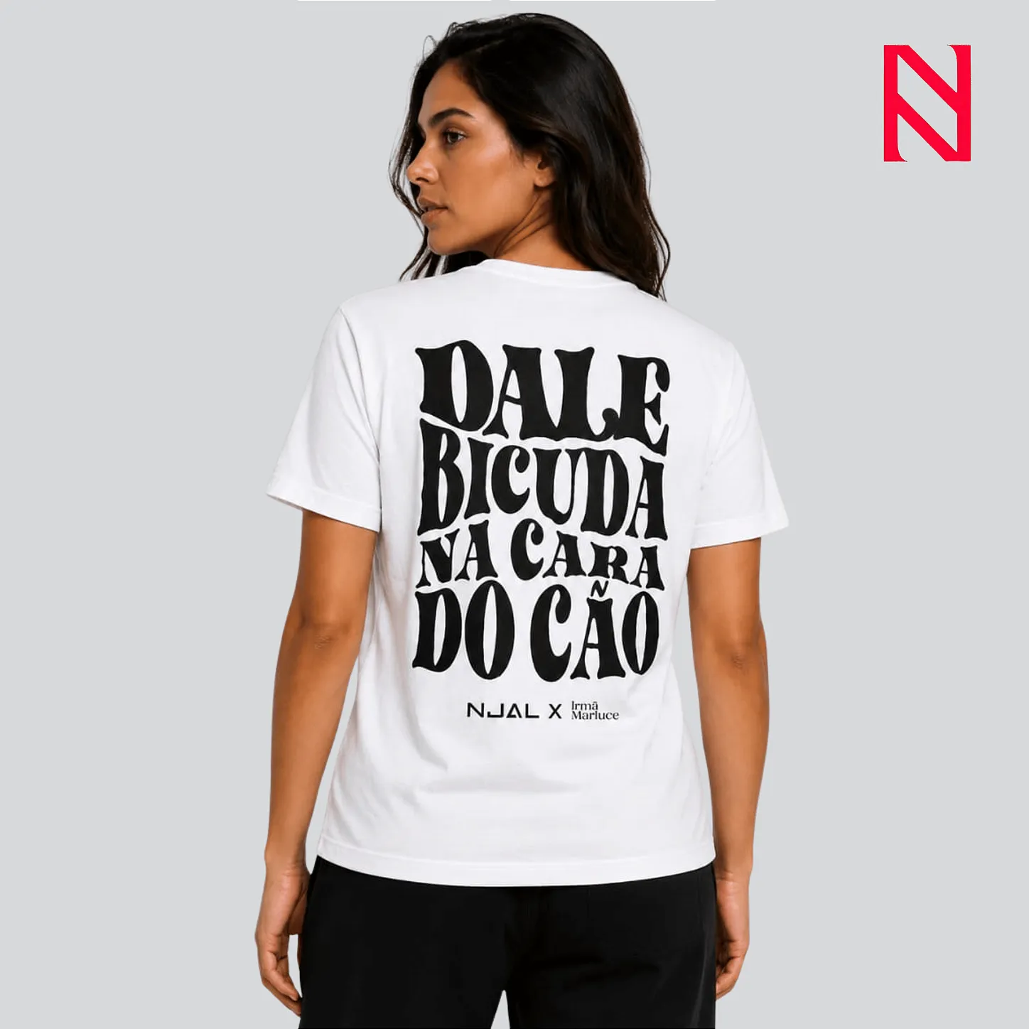 Camiseta Feminina Irmã Marluce — Branca