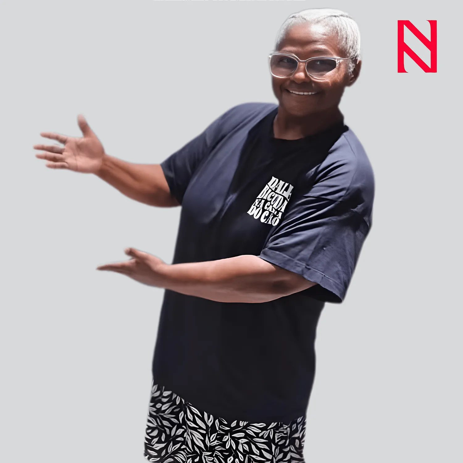 Oversized Feminina Irmã Marluce — Preta