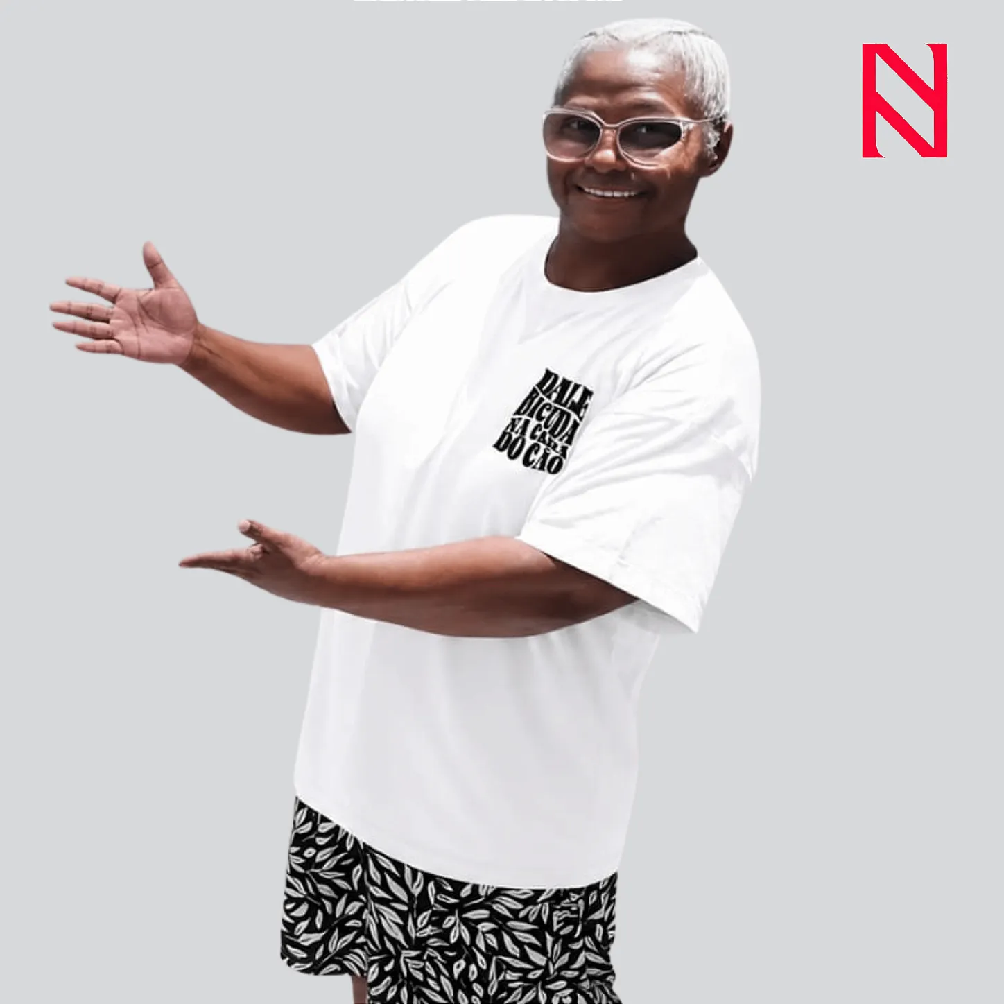 Oversized Feminina Irmã Marluce — Branca